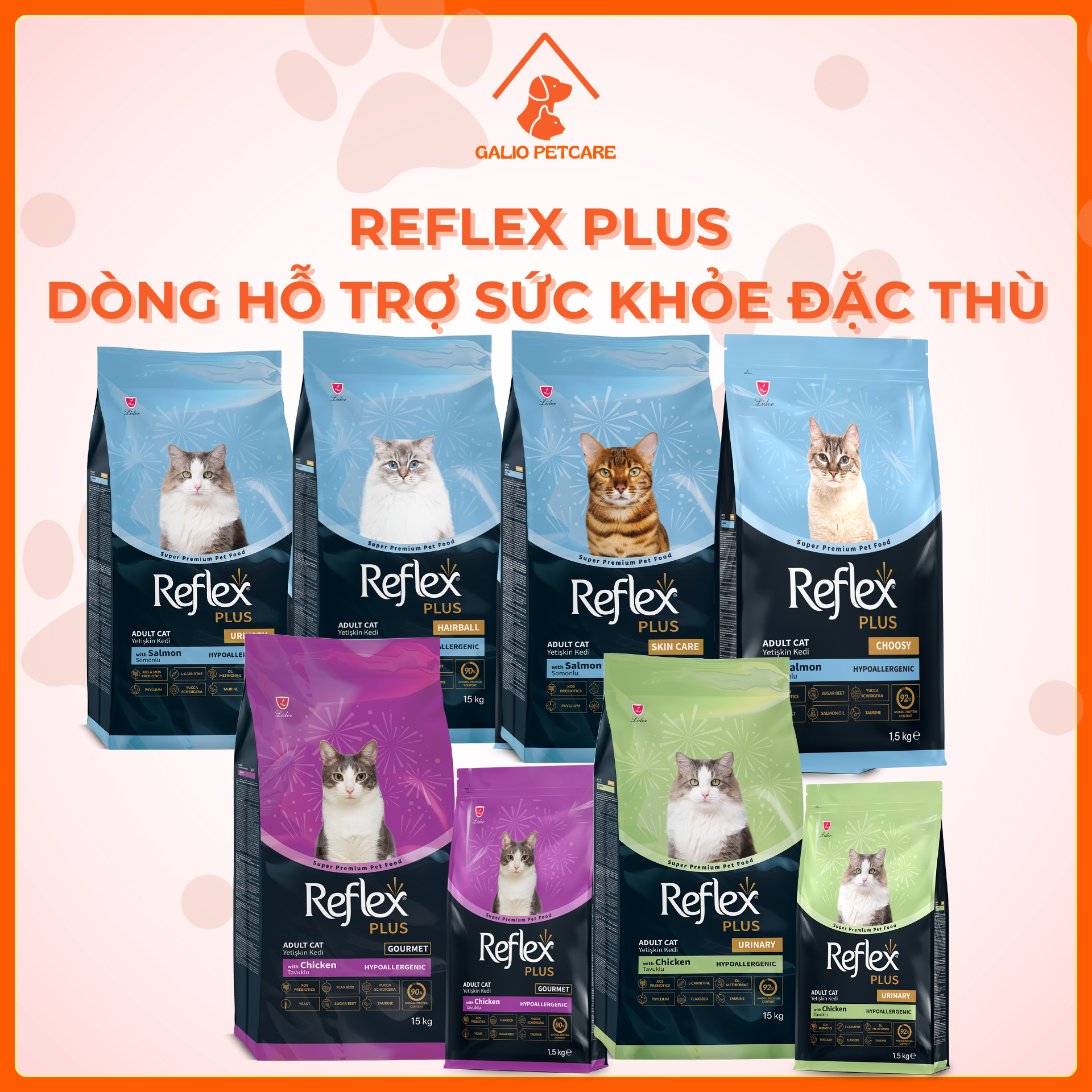 Reflex Plus Choosy Salmon